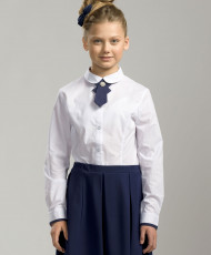 GWCJ8075 Блузка для девочек "ШКОЛА"