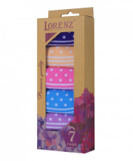 Подарочный набор женских носков (7 пар) Р22