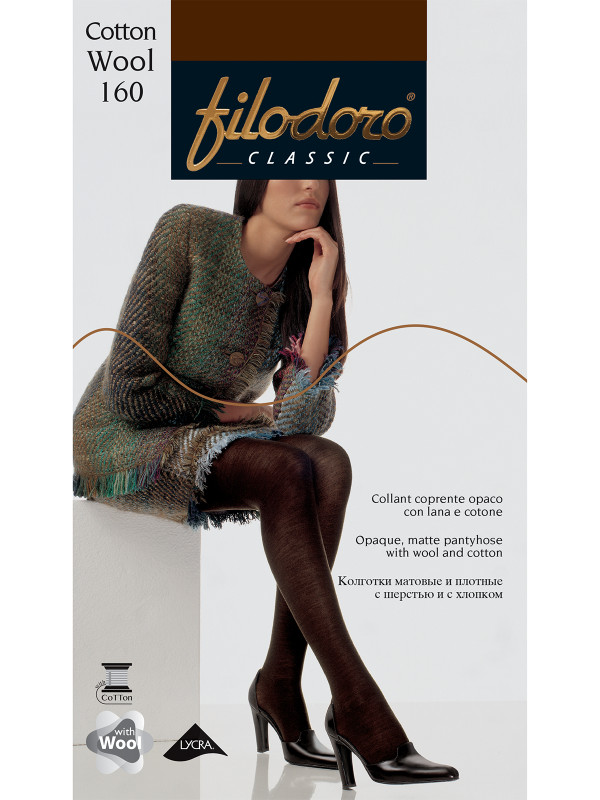 Колготки Filodoro Classic COTTON WOOL 160