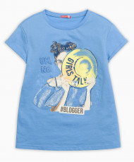 GFT4111/2 Джемпер (модель "футболка") для девочек "LIMITED EDITION"