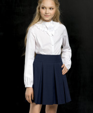 GWCJ8054 Блузка для девочек "ШКОЛА"