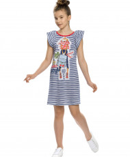 GFDT4120/2 Платье для девочек "ВИШНЕВЫЕ ПАРУСА"